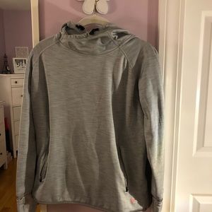 Workout turtleneck sweatshirt